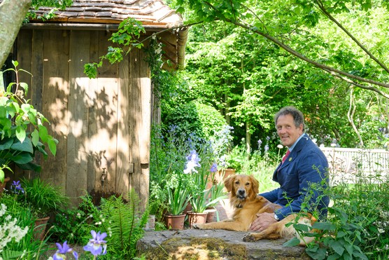 Monty Don in The RHS and BBC Radio 2 Dog Garden