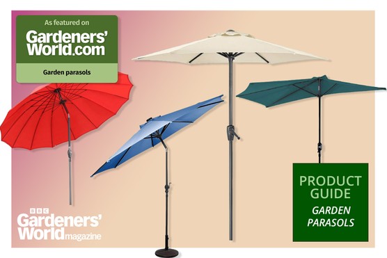 BBC Gardeners' World magazine guide to garden parasols