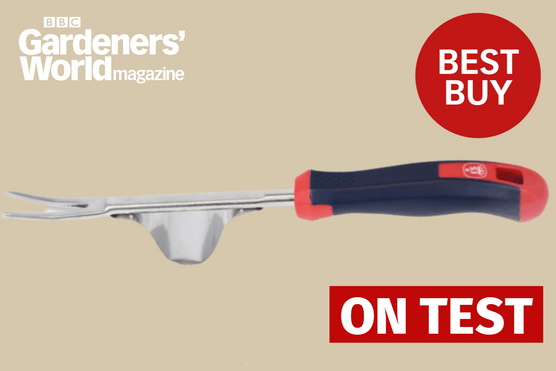 Gardeners World Magazine Review of Spear and Jackson Select Stainless weeder and fulcrum
